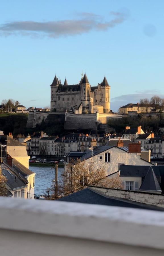 La Terrasse Saumuroise - Vue Chateau & Loire Luaran gambar